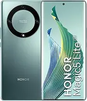 [HONOR] Smartphone Magic5 Lite 5G 6+128GB Snapdragon 695 120Hz Curved AMOLED Display 6.67" Triple Camera Long Battery Life 5100mAh Dual SIM Android 12