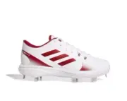 Adidas Women's PureHustle 2.0 Elite Metal Softball Cleats H00986 Red Wht Sz 8.5