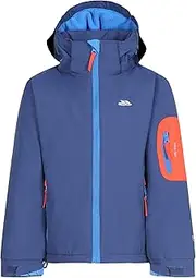 [TRESPASS] Unisex Kids Wato Warm Padded Waterproof Ski Jacket With Detachable Hood and Hem Drawcord
