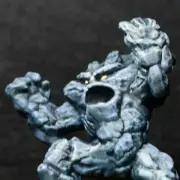WizKids Dungeons & Dragons Nolzur's Marvelous Earth Elemental painted