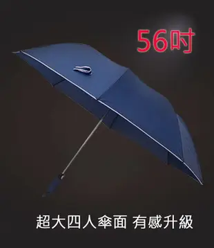 【樂邦】新款超級無敵大傘面自動四人雨傘-56吋 八骨 4人傘 四人傘 超大傘 自動傘 雨傘 雨具 雙人傘