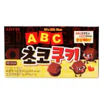 #悠西將# 韓國 樂天LOTTE 字母巧克力風味餅 ABC 巧克力風味餅乾 區奇 學習餅乾 兒童餅乾
