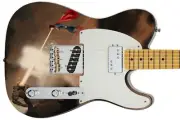 Guitar Skin Axe Wrap Re-skin Music Vinyl Friend or Foe Villain & Hero 994