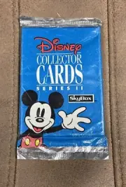 1992 DISNEY COLLECTOR CARDS SERIES 2 SKYBOX 1 PACK FROM FACTORY SEAL UNOPEN BOX