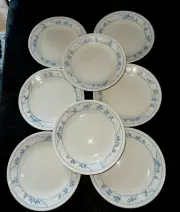 8 Corelle FIRST OF SPRING 6.75" B&B Plates Sandstone *NEW* Retired Design