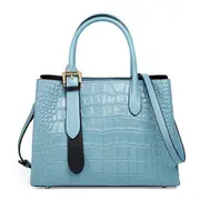 Fashion Crocodile Pattern Genuine PU Leather Women's Handbag Arrive Cowhide Pu Leather Lady Shoulder Bags