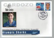 2001 OLYMPIC SHARKS Pablo Cardozo FDC