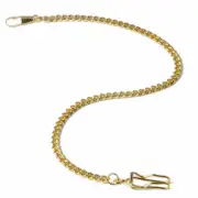 10pcs/Lot Pocket Watch Chain with Black Silver Gold Bronze 38cm for Fob Watches
