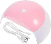 Baluue 48w Portable Manicure Nail Lamp Nail Drying Lamp for Home Salon Pp Plastic Mini Size Easy to Use