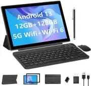 Tablet with Keyboard Android 13 Tablets 2 in 1 12GB+128GB, 10 inch...