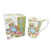 Owls Coffee Mug Fine Bone China 405cc