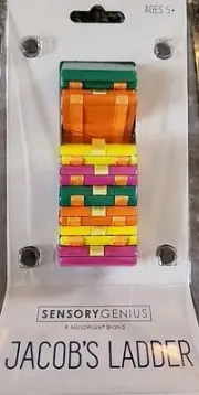 Sensory Genius By Mindware Jacob's Ladder Blocks Flip Fidget 2017