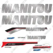 Fits Manitou MT733 Easy Decal Kit Telehandler - 7 YEAR OUTDOOR 3M VINYL!