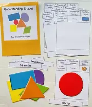 Teacher Made Educational Math Learning Resource Activity Game 2D Shapes