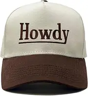 [Funky Junque] Two Tone Vintage Canvas Snapback Hats Men Women Trendy Embroidered Trucker Baseball Cap Funny Adjustable