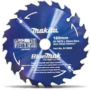 MAKITA 160mm 20T TCT Circular Saw Blade for Wood Cutting - BLUEMAK B150955