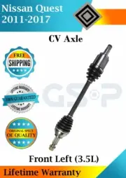 GSP OEM Front Left CV Axle For 2011-2017 Nissan Quest 3.5L Lifetime Warranty (for: Nissan)