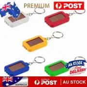 Mini Portable Solar 3 LED Light Keychain Outdoor Camping Torch Flashlight