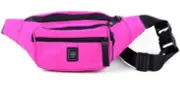 Westend Unisex Sport Waist Fanny Pack Bright Fuchsia Waist Or Crossbody Bag NEW