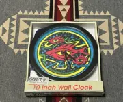 90s Atico Digitech Keith Scramble Campbell 10” Wall Clock Fantasy Fish NIB Art