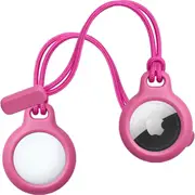 Apple AirTag Lanyard Case Protector Cover Pink