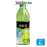 美粒果白葡萄汁蘆薈粒450ML X4罐【愛買】