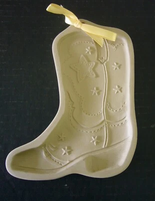 NWOB BROWN BAG COOKIE, CHOCOLATE, PAPER MOLD - RARE STAR SPANGLED BOOT - MINT