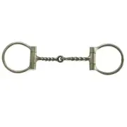 Bit - Offset Brushed SS Twisted Snaffle
