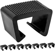 Totority 8Pcs Outdoor Furniture Clips for Rattan Wicker Chairs Easy to Install Sectional Connector Fasteners for Patio Sofa Durable Material for Secure Connections