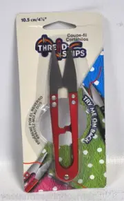 4.125 Inch Red Metal Thread Snips B4801