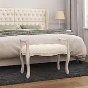 Bench 80x45x60 cm Linen Storage Furniture
