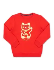 [Champion] Junior Sporty Crew Tee in Red