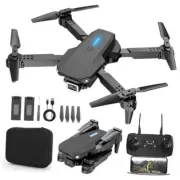 Drone with 1080 Camera for Kids Foldable Mini Drone for Kids Boys BLACK