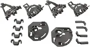 Paxanpax PLD1278 Compatible for Bosch, Neff, Siemens Multi-Model Fitting Dishwasher Lower Basket Bearing Kit Grey 00418675