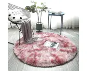 Round Deep Pile Carpet Living Room Carpet Long Pile - Carpets For Living Room Fluffy Shaggy Bedroom