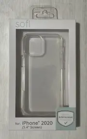 SOFI Antimicrobial Case For Apple iPhone 2020 5.4 (12 Mini/13 Mini) Clear
