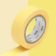 Masking Tape MT 1,5 CM Plain Yellow Medium