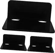 SAFIGLE 3pcs Floating Wall Shelf Wall Shelves Baby Monitor Shelf Wall Mount Monitor Holder Wall Mount Holder Speaker Float Shelf Baby Monitor Wall Mount Speaker Holder Video Camera Acrylic