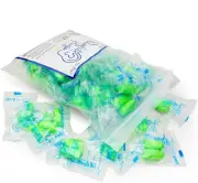 50 Pair Foam Ear Plugs Noise Cancelling Disposable for Sleep Concerts Work