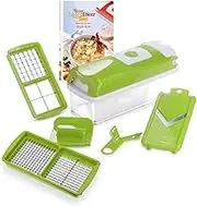 Genius Nicer Dicer Smart 6-Piece Set - Vegetable Cutter for Cubes, Sticks, Slices, Strips & Quarters - Onion Cutter Chopper from TV Advertising