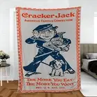 Vintage Style Retro Cracker Jack Ultra-Soft Micro Fleece Blanket