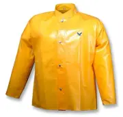 Tingley J22207 Iron Eagle Storm Fly, Rain Jacket W/Hood Snaps, Gold Size: 2XL