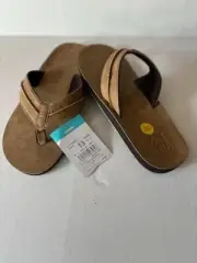 REEF MARBEA SL men's flip flop sandals, bronze/brown, Size 13, New