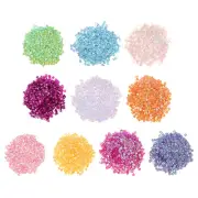 Loose Sequins 6MM 6000Pcs for Jewelry Making Crafts Sewing,10 Colors