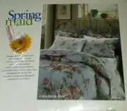 Vtg NEW SPRING MAID KING FITTED SHEET 180 Thread Count 50 Cotton/50 Polyester