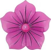 SUPVOX Rustic Metal Flower Wall Art Elegant Iron Sculpture for Living Bathroom Kitchen Outdoor Decor Unique Minimalist Floral Artwork for Home Ambiance