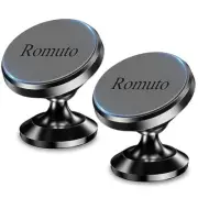 2x Soporte de teléfono magnético de 360 ​​grados para tablero de automóvil