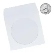 3" Mini Paper CD Sleeves with Window & Flap Lot