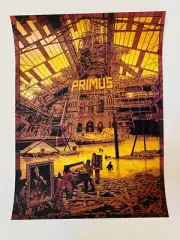 Daniel Danger Signed Primus Milwaukee Print Poster Gold Variant AP Les Claypool