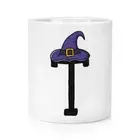 Letter T Witches Wizard Hat Makeup Brush Pencil Pot Witch Halloween Alphabet